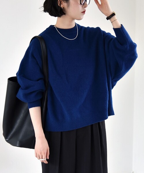 quaranciel ニット セーター quaranciel:「手洗い可能」AQUA カシミヤ