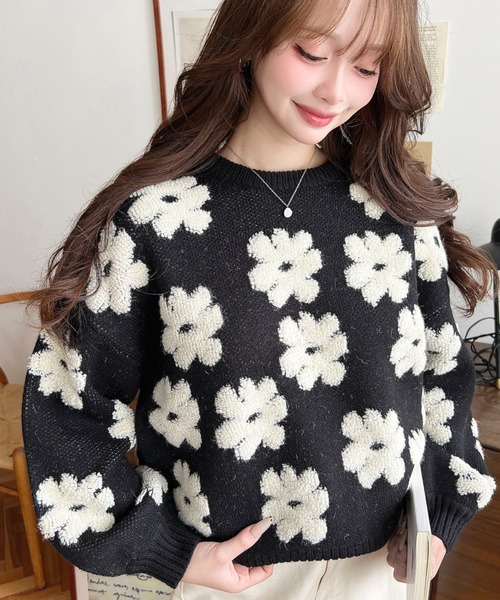 moment+ ニット セーター 「累計販売枚数1万枚突破！」6G ループヤーン