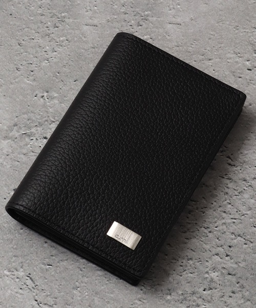 dunhill（ダンヒル） カードケース 「DUNHILL/ダンヒル」本革 ロゴ刻印