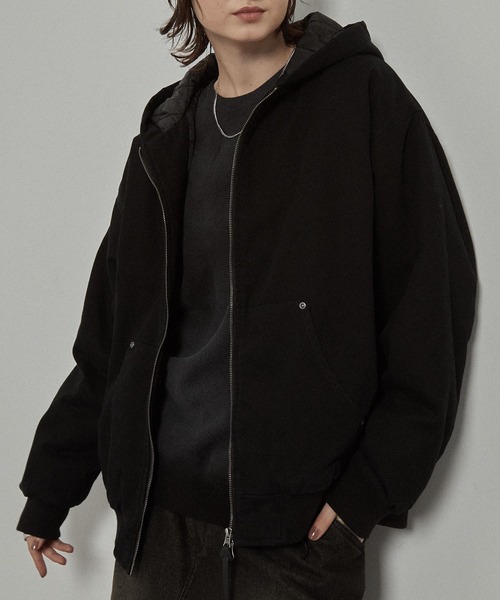 ブルゾン アウター 「Alfred Alex」ヴィンテージライク キルティング