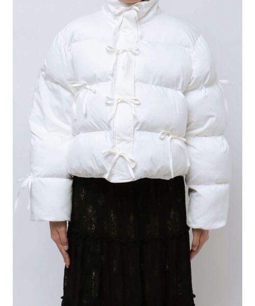 merry jenny（メリージェニー） ダウンコート ダウンジャケット ribbon