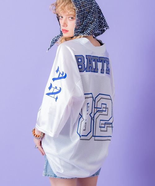 tシャツ a.p.o.v. レイヤーナンバリング＆フェルトロゴワッペン