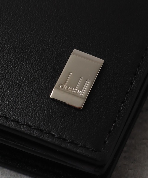 dunhill（ダンヒル） カードケース 「DUNHILL/ダンヒル」本革 ロゴ刻印