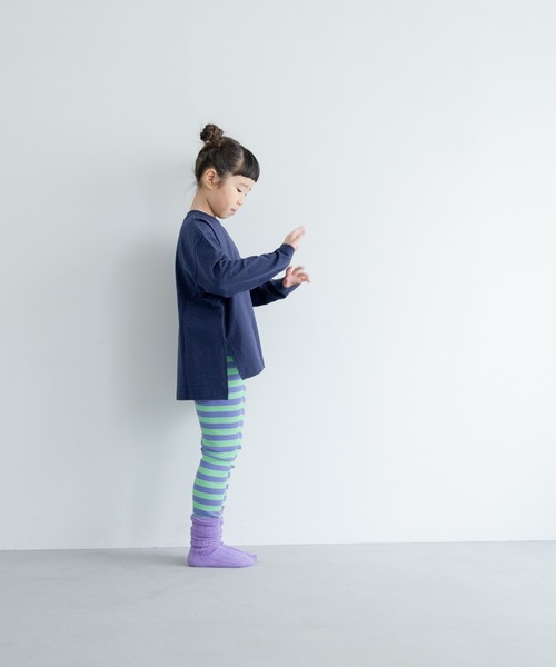 LOWRYS FARM（ローリーズファーム） レギンス スパッツ ボーダーリブ