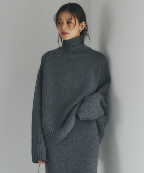 anuans（アニュアンス） ニット セーター HAMILTONウールカシミヤ