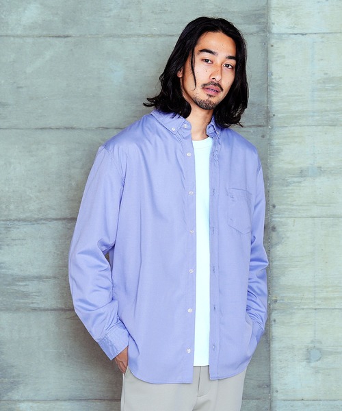 JIGGYS SHOP（ジギーズショップ） シャツ TCブロード ボタンダウン長袖