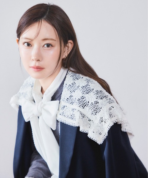 SNIDEL（スナイデル） ニット セーター ボウタイドッキングニットプル