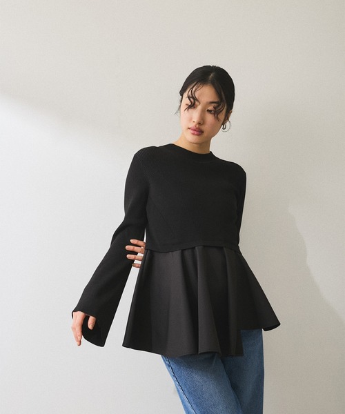 ADAM ET ROPE'（アダムエロペ） ニット セーター 「再入荷