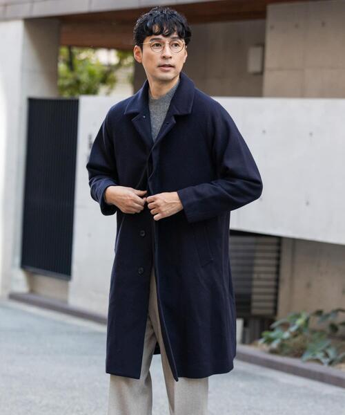 URBAN RESEARCH ROSSO MEN ステンカラーコート コート スーパー100