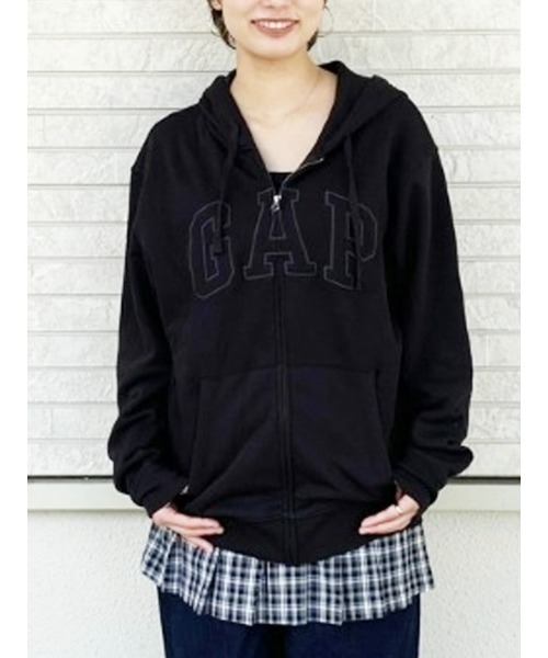 GAP（ギャップ） パーカー Gapロゴ ジップパーカー(ユニセックス