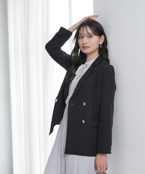 TRUDEA（トルディア） ジャケット テーラードジャケット ダブル