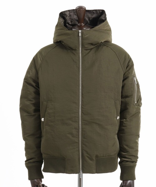 wjk reluxe ma1 ma-1 mj10062-washer nylon Thinsulate hooded MA-1