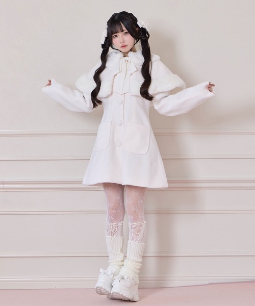 Honey Cinnamon（ハニーシナモン） コート アウター エコファーボレロA