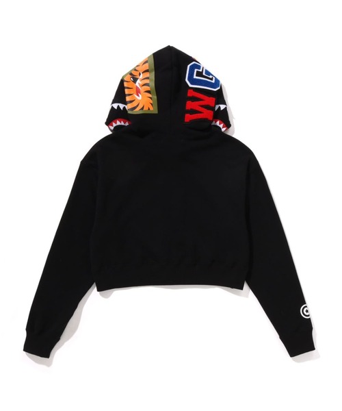 A BATHING APE（アベイシングエイプ） パーカー SHARK CROPPED FULL