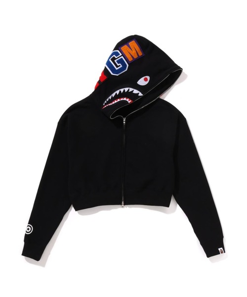 A BATHING APE（アベイシングエイプ） パーカー SHARK CROPPED FULL