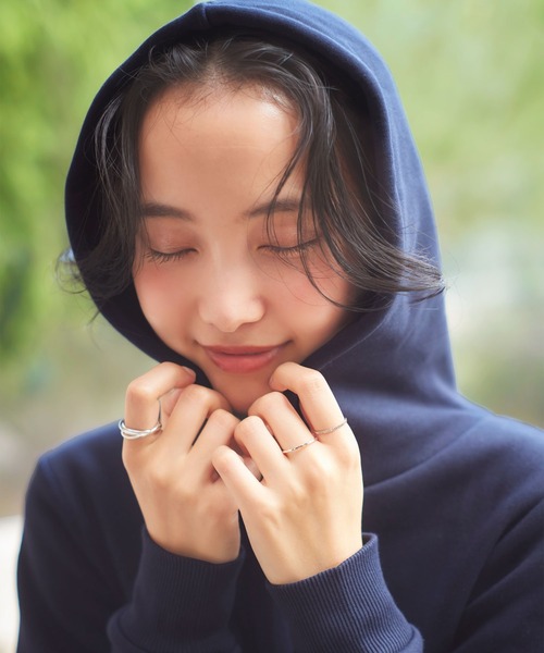 KOBE LETTUCE（神戸レタス） ワンピース フード付裏起毛マキシ丈