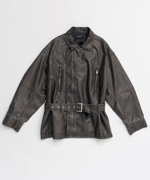 MAISON SPECIAL（メゾンスペシャル） ブルゾン アウター Belted Faux