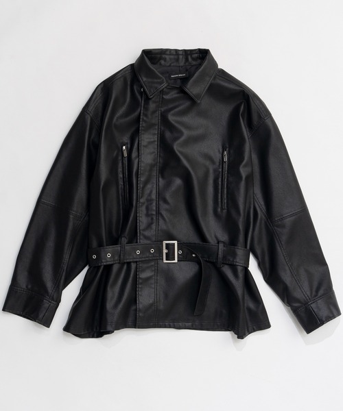 MAISON SPECIAL（メゾンスペシャル） ブルゾン アウター Belted Faux