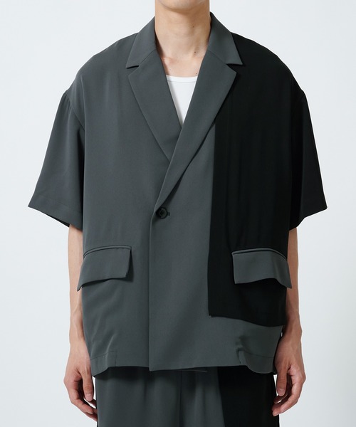 CULLNI（クルニ） シャツ STUDIOUS別注 Double Cloth Asymmetrical