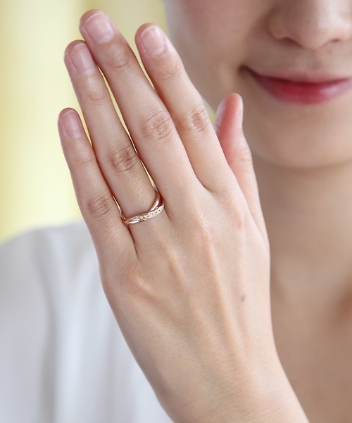 4℃（ヨンドシー） 指輪 リング K18ピンクゴールドリング レディース