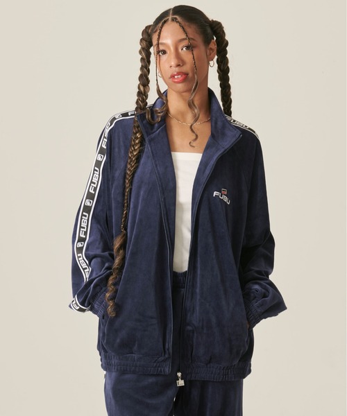 FUBU（フブ） ブルゾン アウター ブランド ロゴ ロゴテープ 長袖