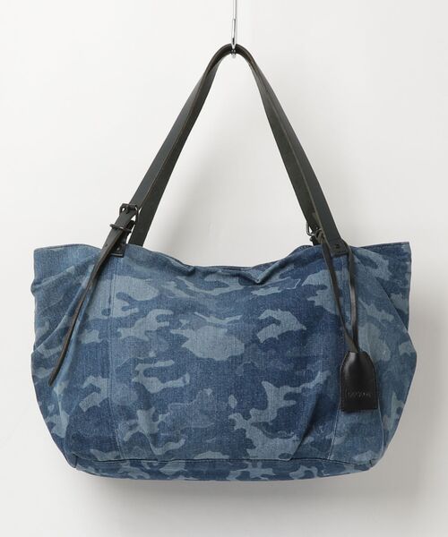 DECADE（ディケイド） カモフラージュトートバッグ - ブルー メンズ