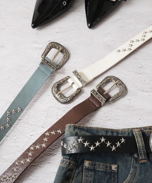 Port（ポート） ベルト 「 SORUTT / ソルト 」 スター スタッズ