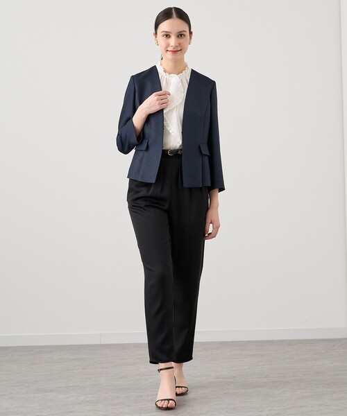 ANAYI（アナイ） ジャケット ノーカラージャケット 「セットアップ対応