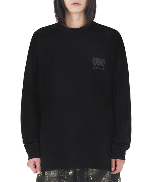 OY（オーワイ） tシャツ TRIPLE LOGO BACK ZIPPER LONG SLEEVE