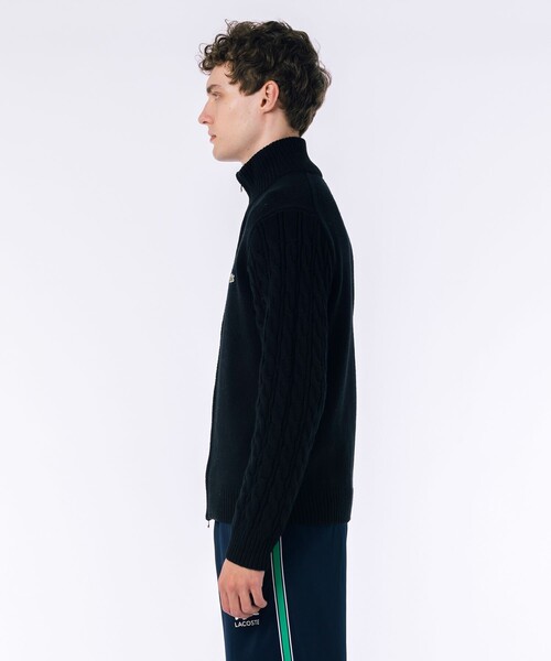 LACOSTE（ラコステ） カーディガン クレイジーニッティングハイネック