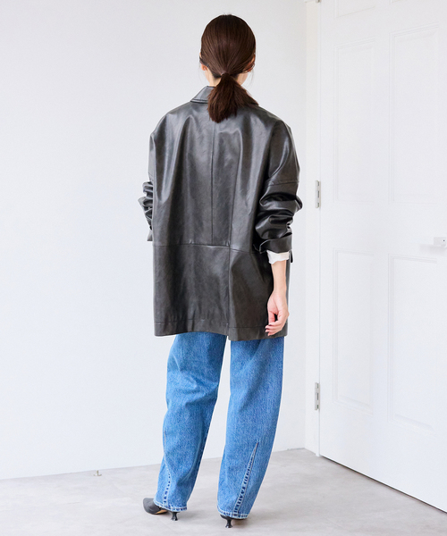 SLOBE IENA（スローブイエナ） レザージャケット ライダース 「WEB限定