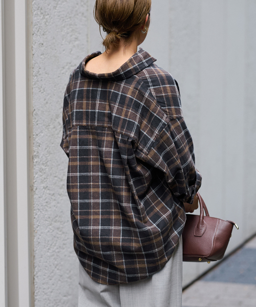 FRAMeWORK（フレームワーク） シャツ ブラウス 「追加」ネルチェック