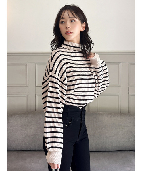 MIIA（ミーア） ニット セーター ボリュームスリーブニット レディース
