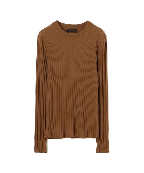 TOMORROWLAND collection ニット セーター カシミヤシルクリブ クルー