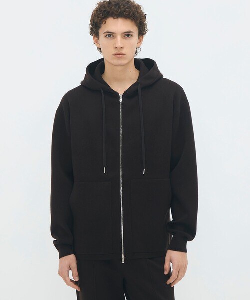 CABaN（キャバン） セーター ニット コットンカシミヤ ジップパーカ