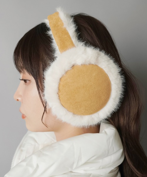 SPINNS（スピンズ） 耳当て イヤーマフ スエードフェイクファー