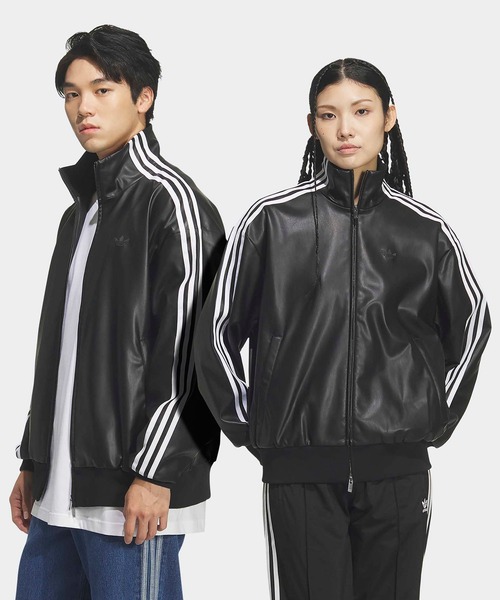 adidas（アディダス） ブルゾン アウター PLEATHER 3S TT トレフォイル