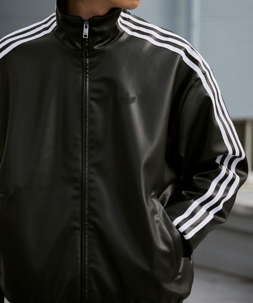 adidas（アディダス） ブルゾン アウター PLEATHER 3S TT トレフォイル