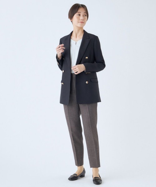 SUIT SELECT ジャケット テーラードジャケット 「秋冬」6釦2掛けダブル