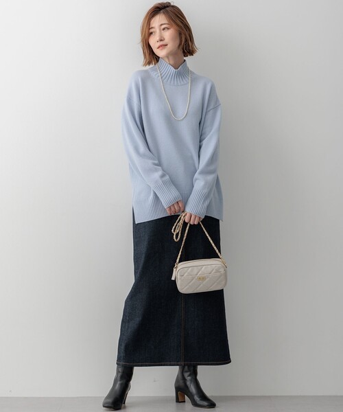 23区（ニジュウサンク） ニット セーター 「洗える」カシミヤブレンド