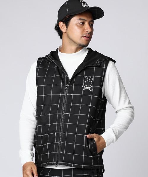 Psycho Bunny（サイコバニー） ベスト ジレ 「GOLF」 ダブルフェイス