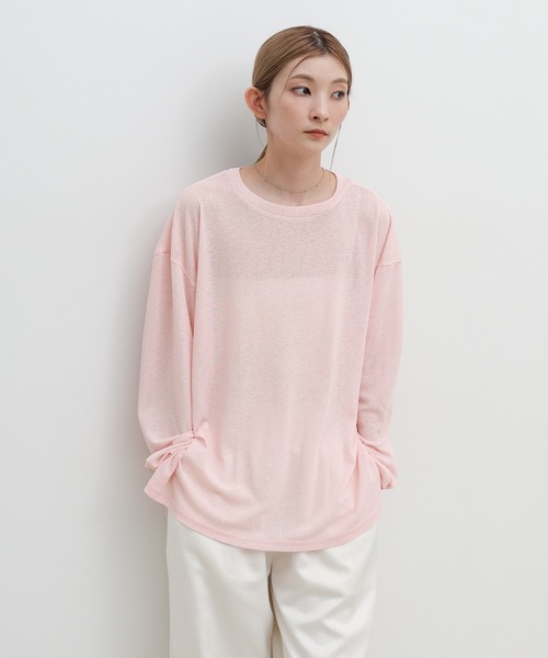 select MOCA（セレクトモカ） tシャツ スラブシアークルーネック