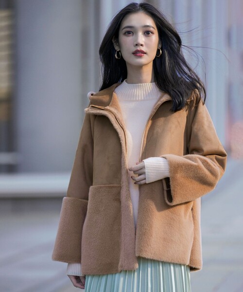 ANY SIS（エニィスィス） ムートンコート ボアコート Luxuryフェイク