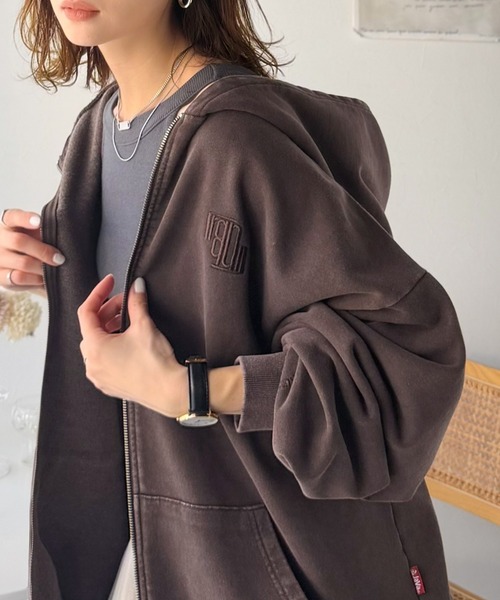 Java パーカー ジャバコラボ」大人の抜け感ニュアンス色が映える