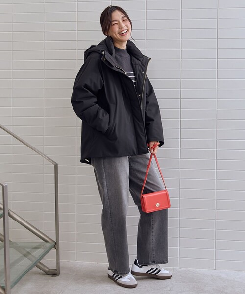 ANY（エニィ） ダウンコート ダウンジャケット 撥水フーデットダウン