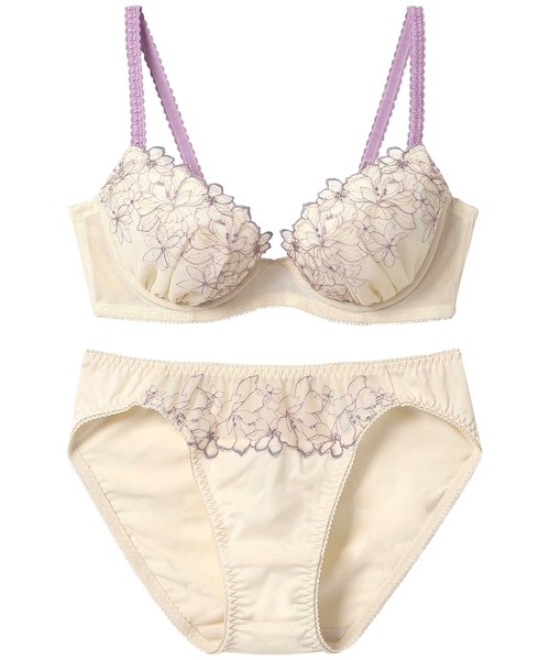 AMPHI(ワコール) ブラジャー ショーツセット 「まる胸メイク」ブラ