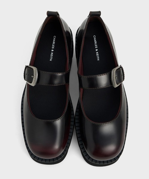 CHARLES ＆ KEITH（チャールズ&キース） パンプス バックル リッジッド