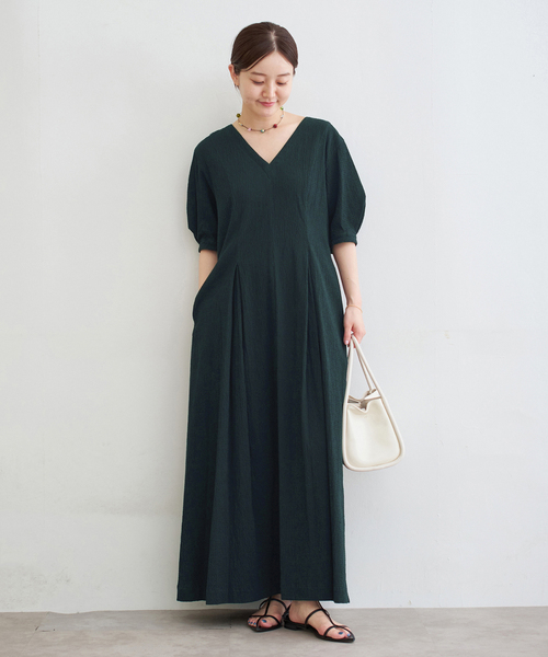 IENA（イエナ） ワンピース 「WEB限定/追加2」B. サッカーVネック