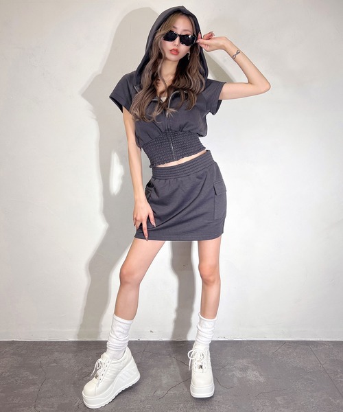 BLACK QUEEN（ブラッククイーン） セットアップ 「BLACKQUEEN」くびれ