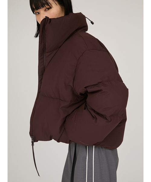 emmi ダウンコート ダウンジャケット クロップドフォルムダウンコート